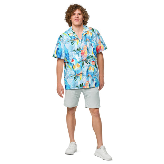Mosaic PRROT Cabana Shirt: A Tapestry of Tropical Elegance