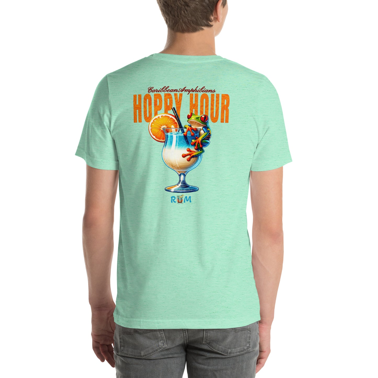 Limited to 100: Hoppy Hour Frog Piña Colada Unisex T-Shirt: Sip Back and Relax